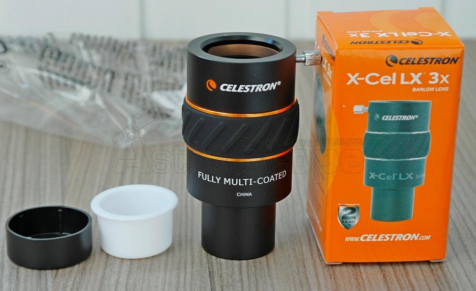 Линза Барлоу Celestron X-Cel LX 3х, 1.25" - Фото 5