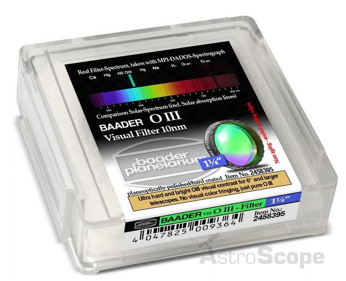 Фильтр Baader Planetarium O-III (10nm), 1.25" - Фото 2