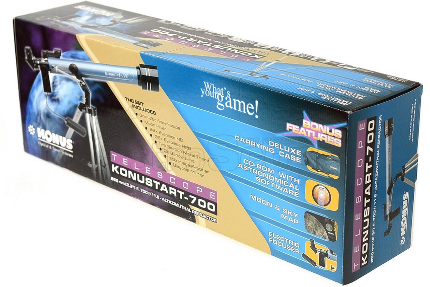 Телескоп Konus KonuStart 700 с сумкой - Фото 19
