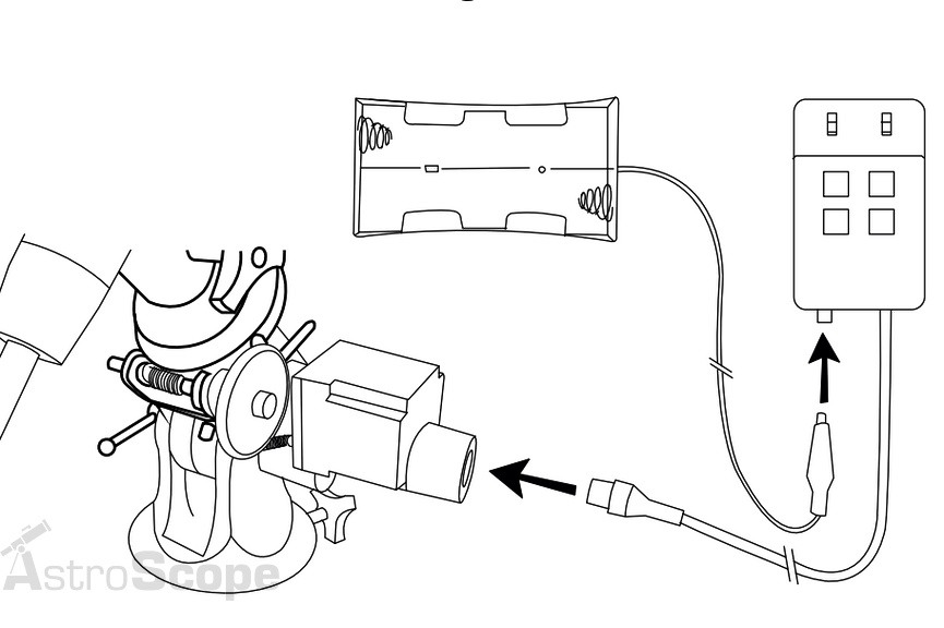 Электропривод Sky-Watcher для EQ2 с пультом по одной оси - Фото 3
